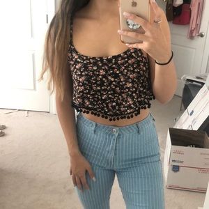 Flowy crop top